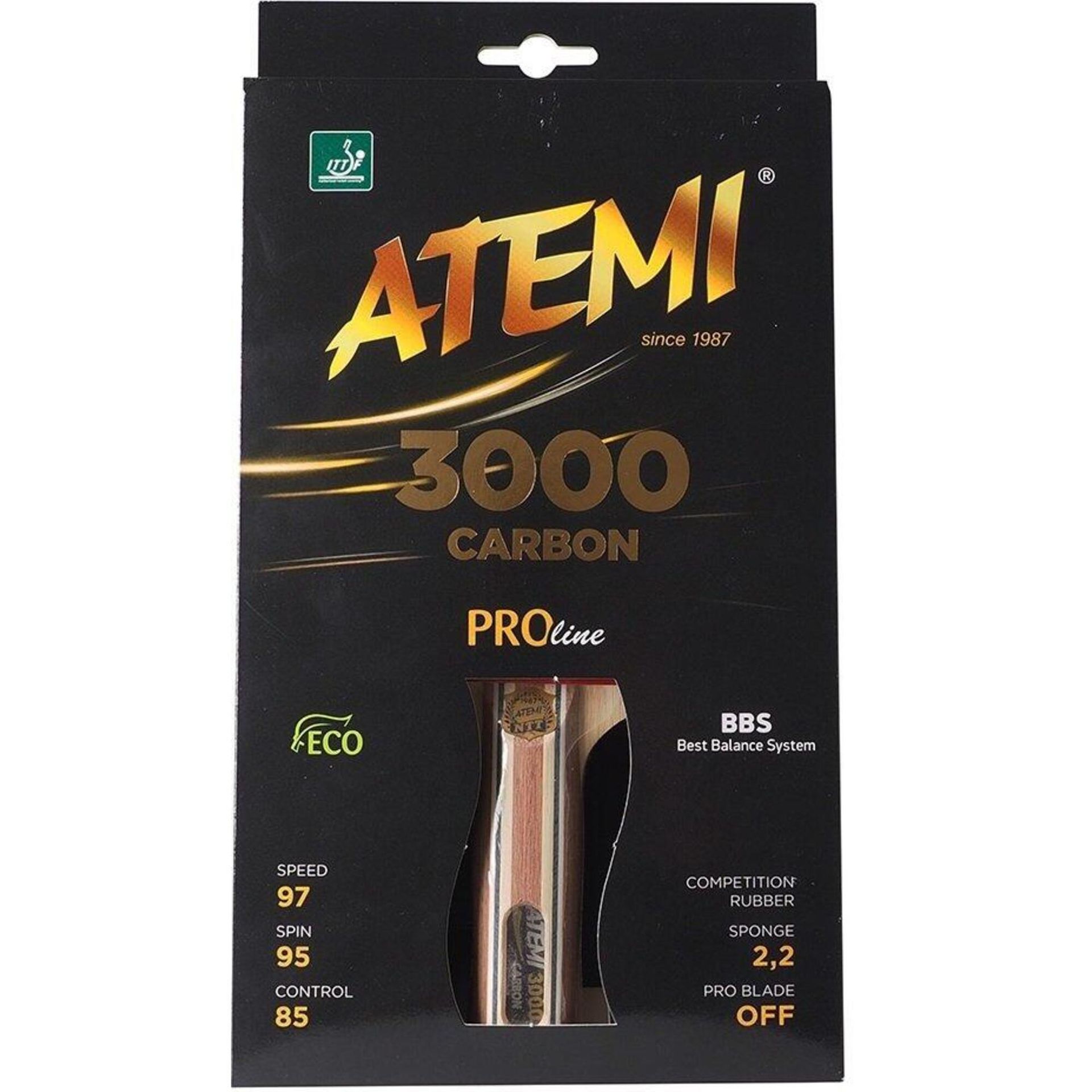 Atemi RAKIETKA DO TENISA STOŁOWEGO 3000 CARBON 17208