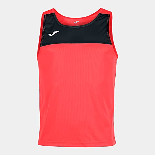 Joma Race męski T-shirt, Coral/czarny, XS