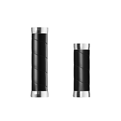 Brooks Slender Leather Grips (100+130mm) - Black-New22 Guidoline Adult Unisex, Czarny, Standardowy