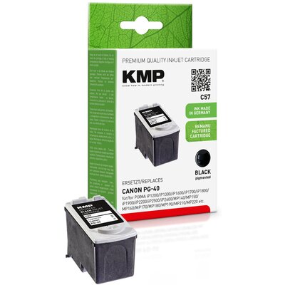 KMP C57 Black - Kartridż z tuszem Czarny 1500,4001