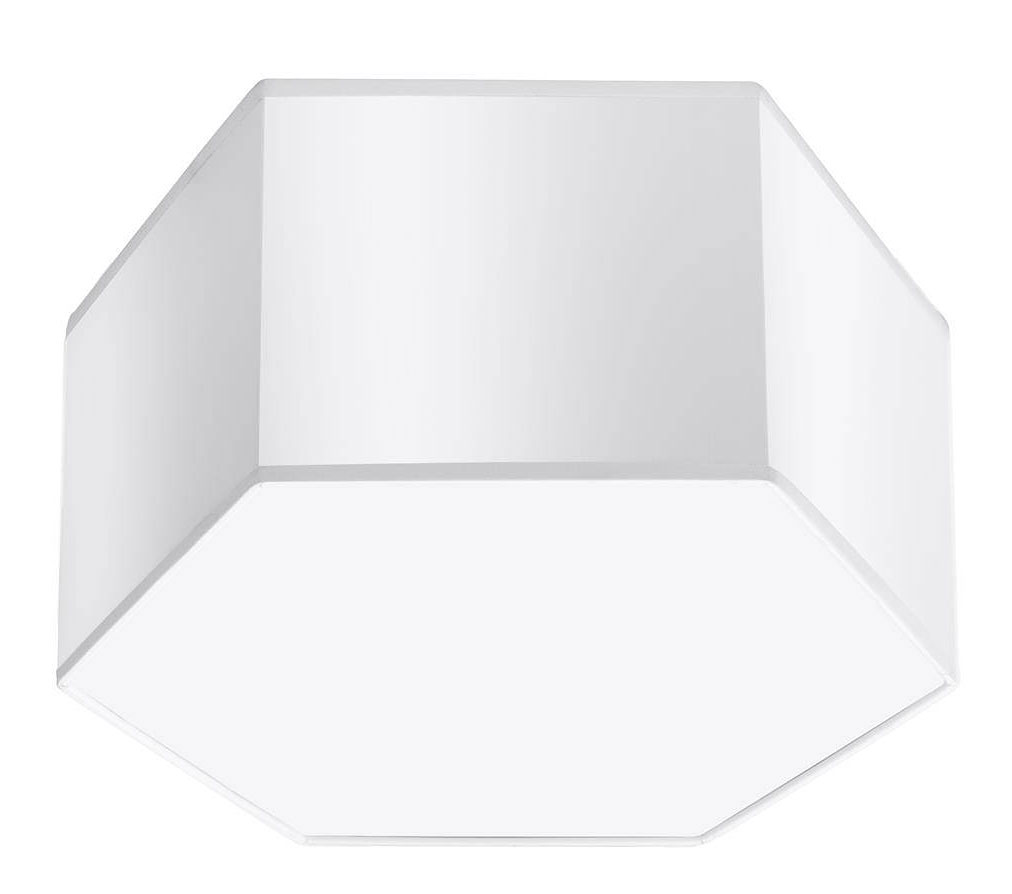 Biały minimalistyczny plafon 15,5 cm - S749-Kalma