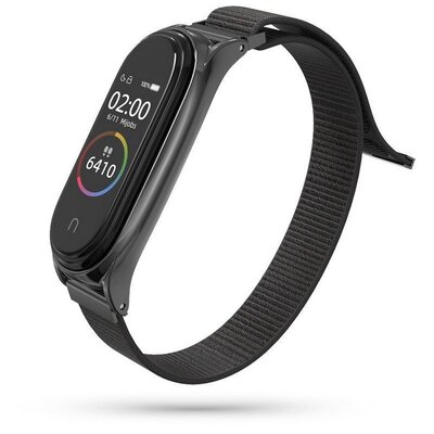 Pasek TECH-PROTECT Nylon do Xiaomi Mi Smart Band 7 Czarny