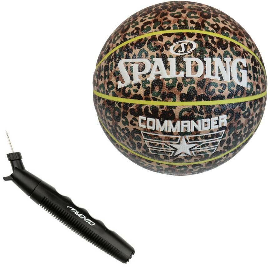 Spalding Piłka do koszykówki Commander Indoor/Outdoor r. 7 + Pompka