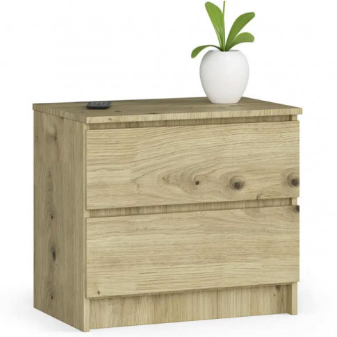 Skandynawska komoda do sypialni dąb artisan Z5-G68