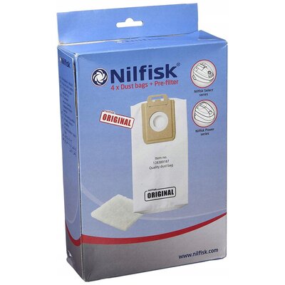 Worki do odkurzacza NILFISK Select (4 sztuki)