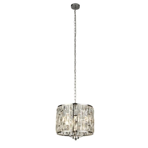 Searchlight Lampa wisząca Bijou, klosz z kryształkami, 38 cm