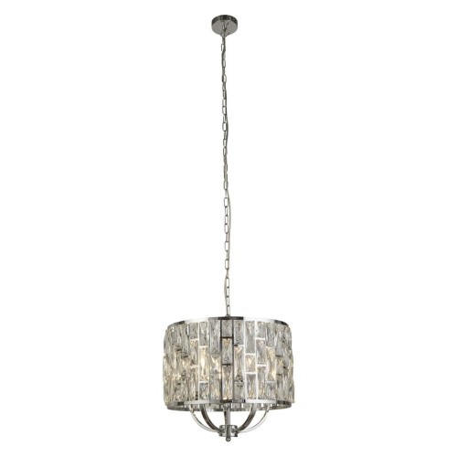 Searchlight Lampa wisząca Bijou z kryształowym kloszem, 44cm