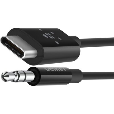 Belkin Kabel USB-C 3,5mm Audio (F7U079bt06-BLK)