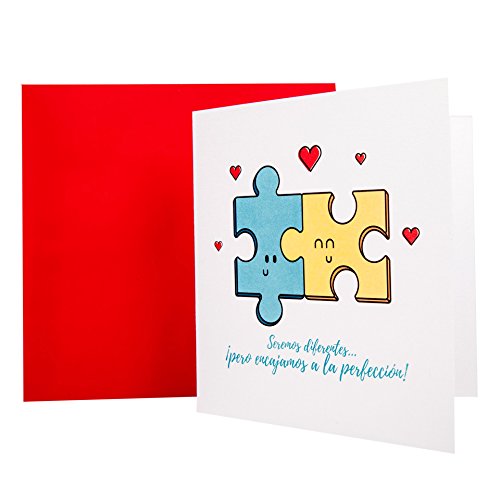 Unicef XA17052673 - kartka z życzeniami Puzzle Lovers