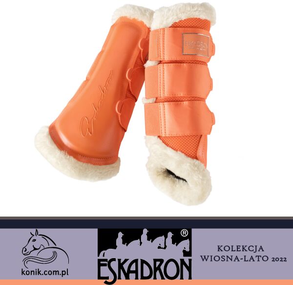 Eskadron Ochraniacze MESH FAUXFUR Classic Sports S/S 22 - - soft peach