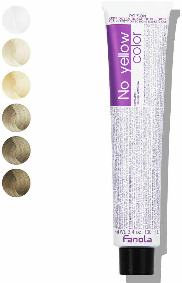 Fanola No Yellow Color Farba rozjaśniająca do włosów 100ml