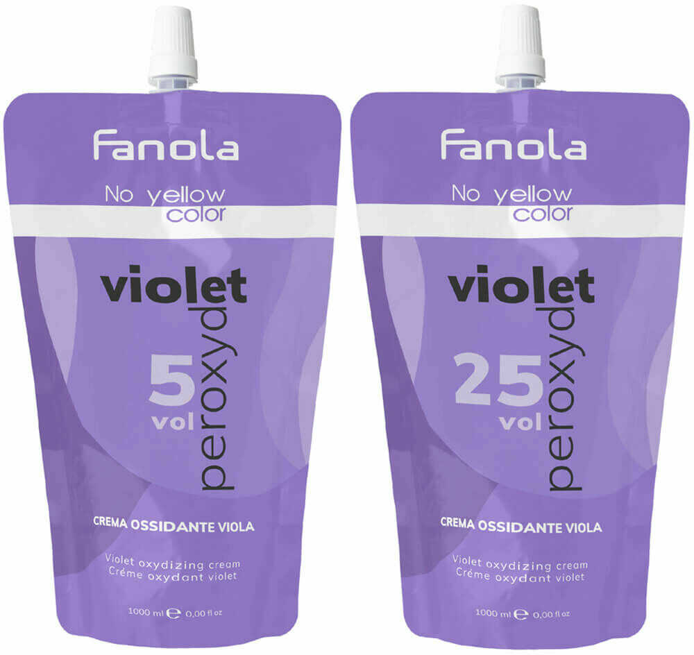 Fanola No Yellow Fioletowy Oksydant do farby 1,5%, 7,5% 1000ml