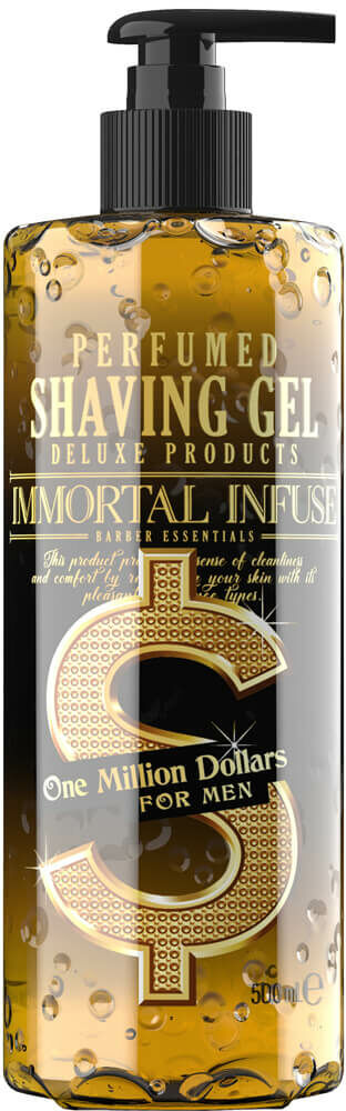 Immortal Infuse Shaving Gel One Million Dollars Żel do golenia dla mężczyzn 475ml