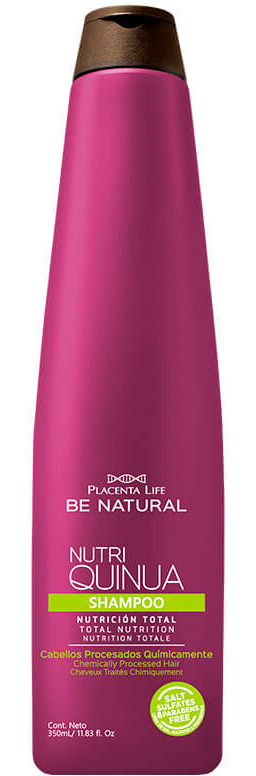 Placenta Life Be Natural Nutri Quinua Szampon do włosów zniszczonych po zabiegach chemicznych 350ml