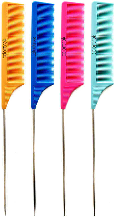 Colortrak Carbon Fiber Combs Grzebień ze szpikulcem, różne kolory