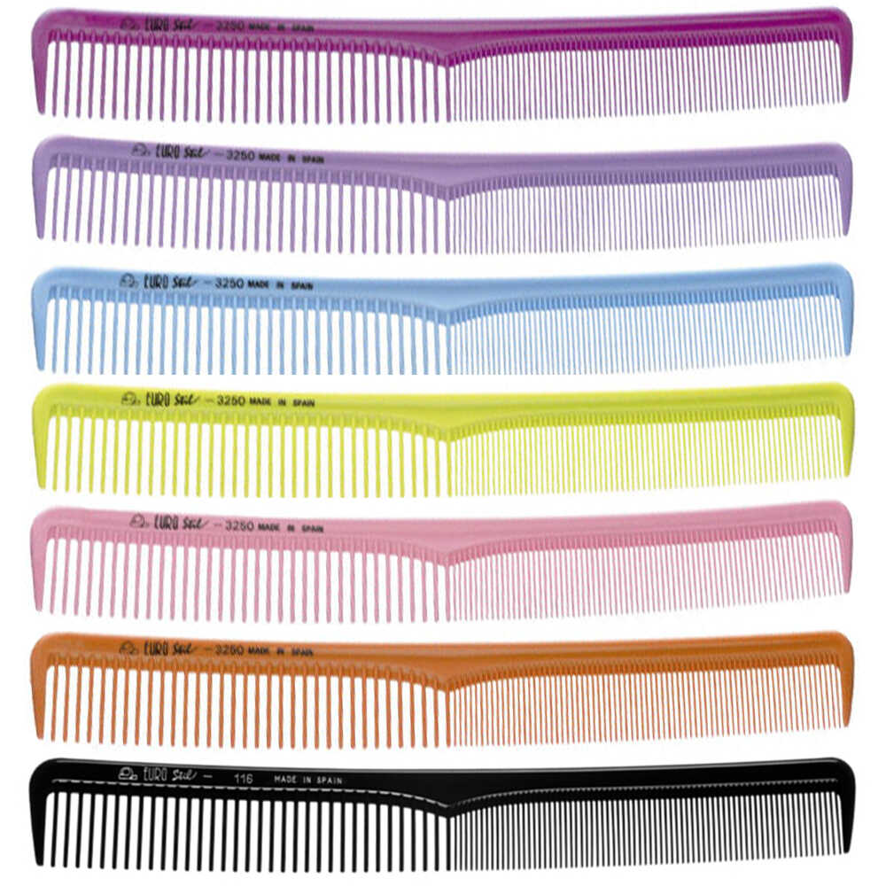 Euro Stil Nylon 116 Grzebień fryzjerski 19,5cm, różne kolory