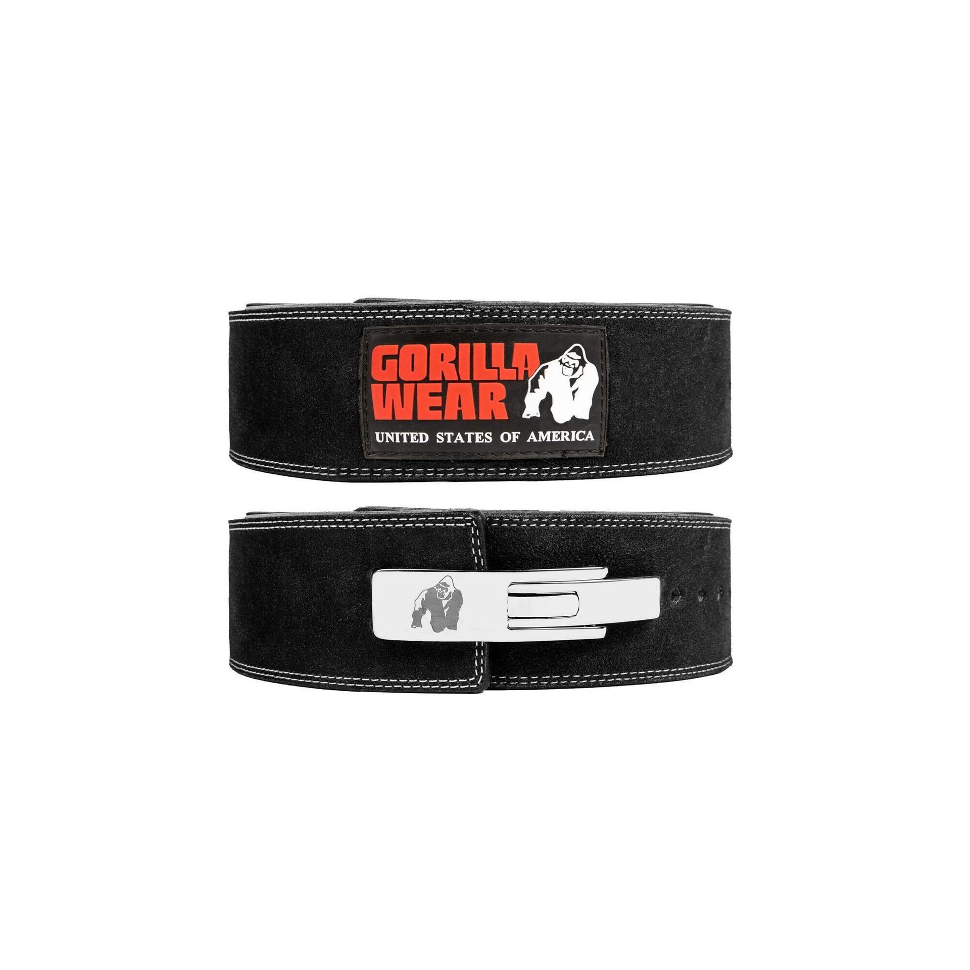 Pas do podnoszenia ciężarów Gorilla Wear 4 Inch Leather Lever Belt