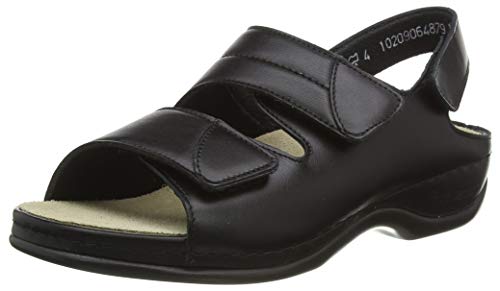 Berkemann Sandały damskie Sofie z paskami, czarny, 36 1/3 EU