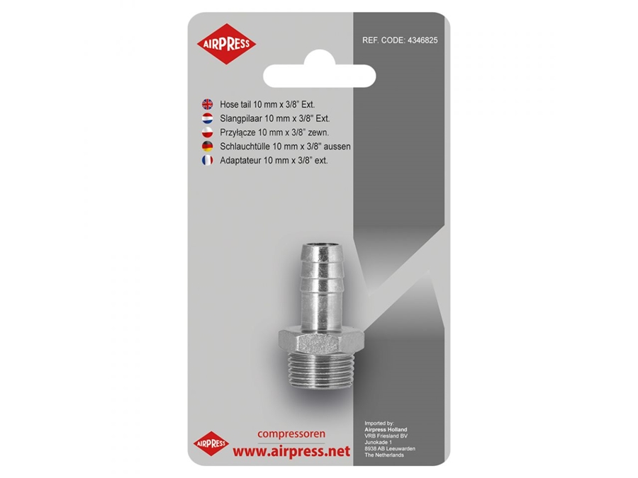 Przyłącze na wąż 10 mm x 3/8