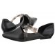 Baleriny Pointy Stripe Fly AD 33638/AB955 Black (ML259-a) Melissa
