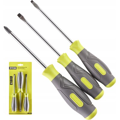 RYOBI Zestaw śrubokrętów RSD1PH2S (3 sztuki) 5132005349