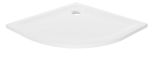 New Trendy B-0622 Brodzik MILD akrylowy p$1353łokrągy R55 90x90x4,5 biały