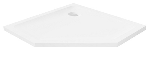 New Trendy B-0624 Brodzik MILD akrylowy pi$232ciokątny 90x90x4,5 biały