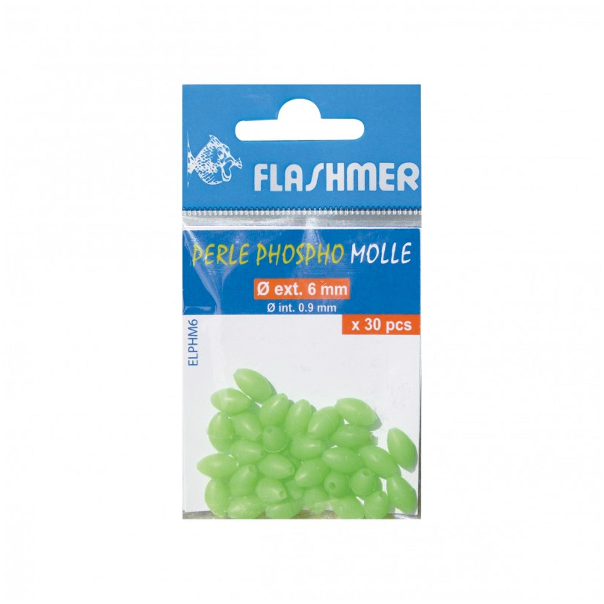 FLASHMER Miękkie perły fosfo 5 mm x 20 Unisex