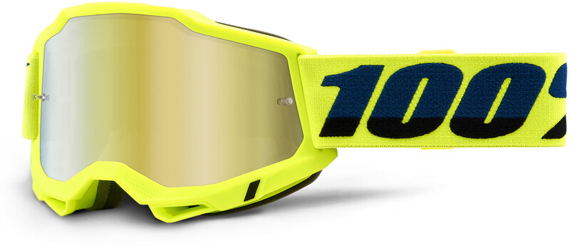 100% Accuri 2 Mirror Goggles, żółty  2022 Gogle