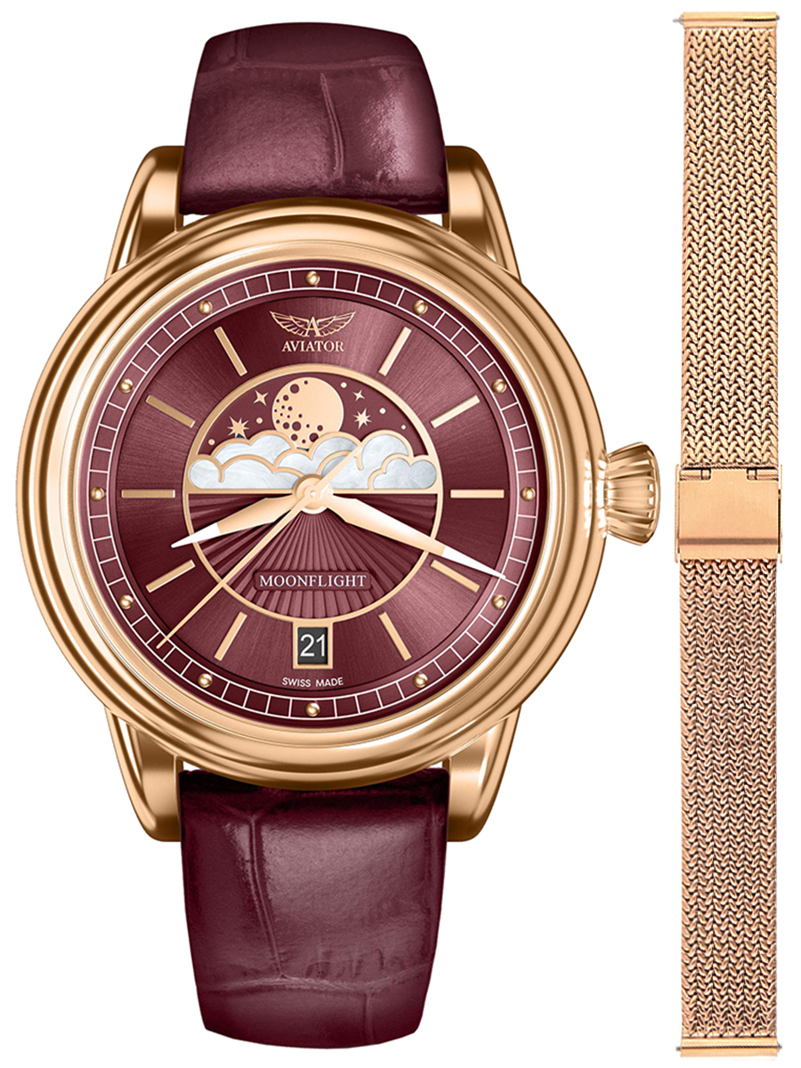 Zegarek Aviator V.1.33.2.265.4-SET DOUGLAS MOONFLIGHT