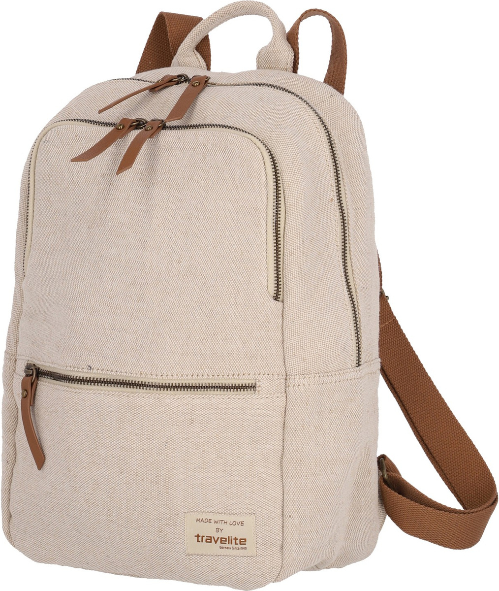Plecak miejski Travelite Hempline 10,2L Beżowy