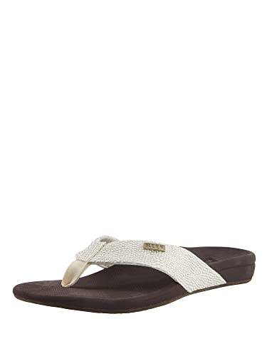 Reef Damskie japonki Ortho-Spring, Br?zowy Bia?y - 38.5 EU