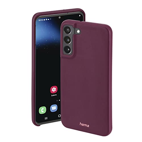 Hama Etui do Samsung Galaxy S22 (5G) (etui na telefon komórkowy chroni przed uderzeniami, zadrapaniami i brudem, eleganckie etui ze sztucznej skóry) bordowe