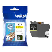 Brother LC-421Y tusz żółty, oryginalny