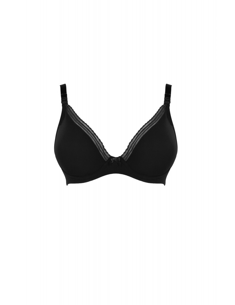 Cache Coeur Biustonosz ciążowy i do karmienia MILK BLACK, Rozmiar biutonosza: 80F