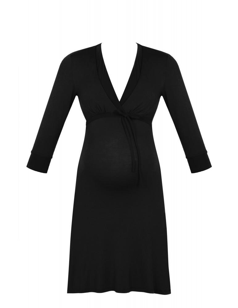 Cache Coeur Koszula nocna do karmienia MILK BLACK, Rozmiar: XL