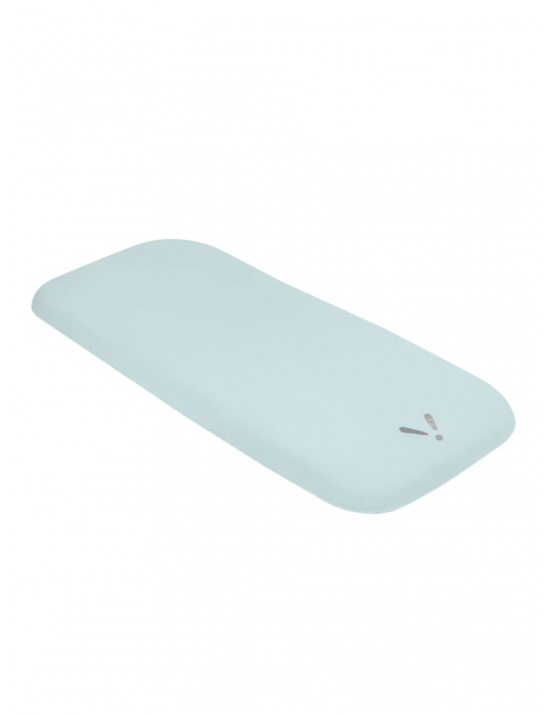 Piapimo Prześcieradło do wózka 80x40cm zielone z haftem SleepSweet