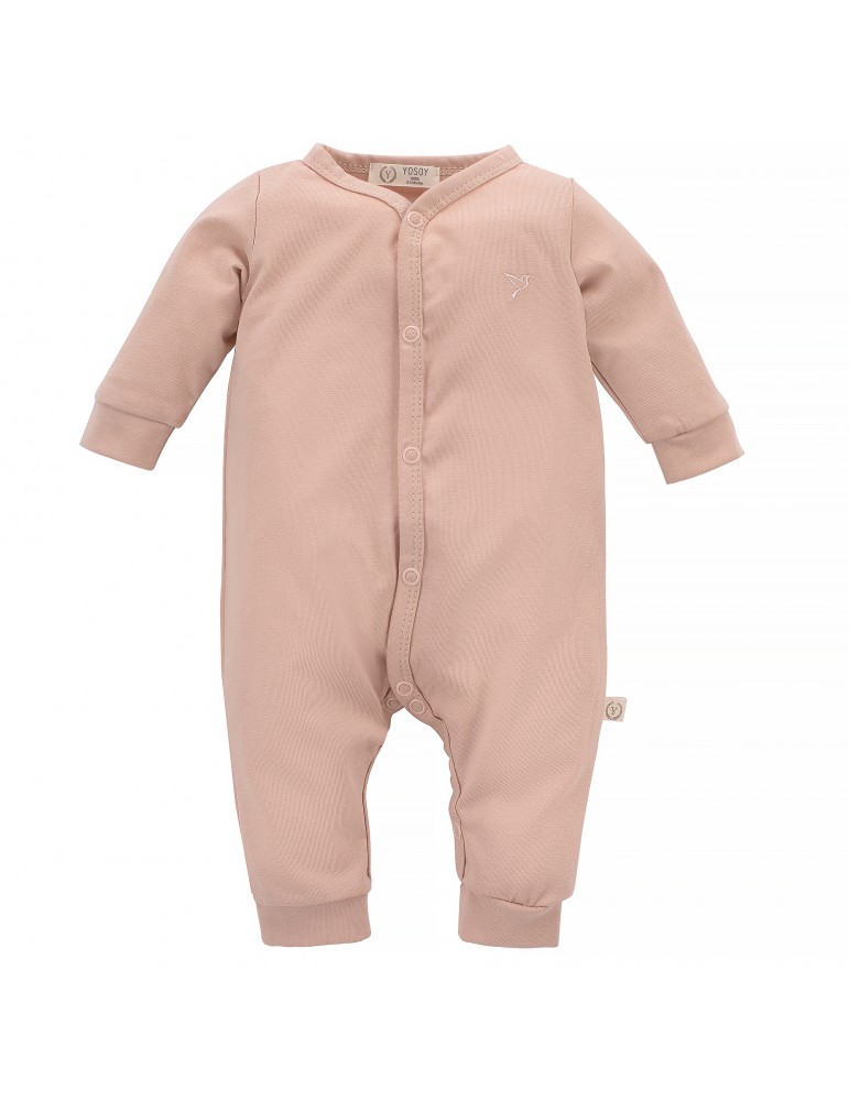 Yosoy Rampers niemowlęce bawełna organiczna Sunrise pink, Rozmiar: 62
