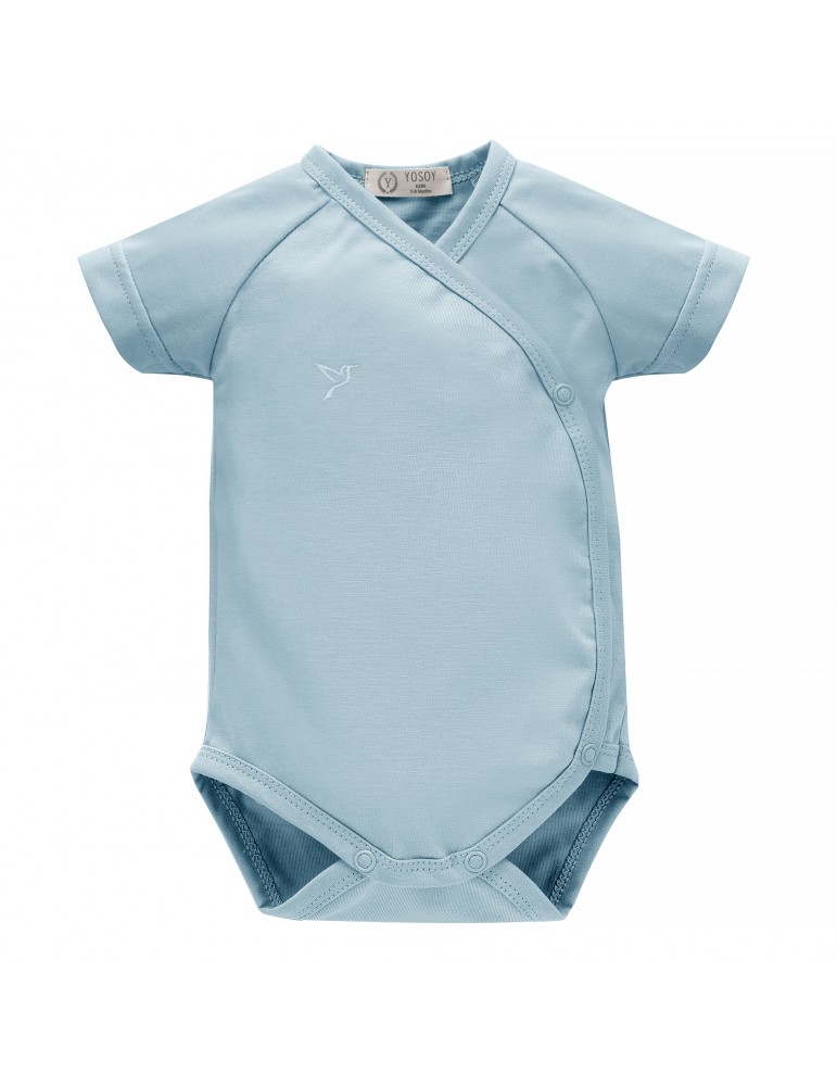Yosoy Body niemowlęce z krótkim rękawem bawełna organiczna Blue sky, Rozmiar: 56