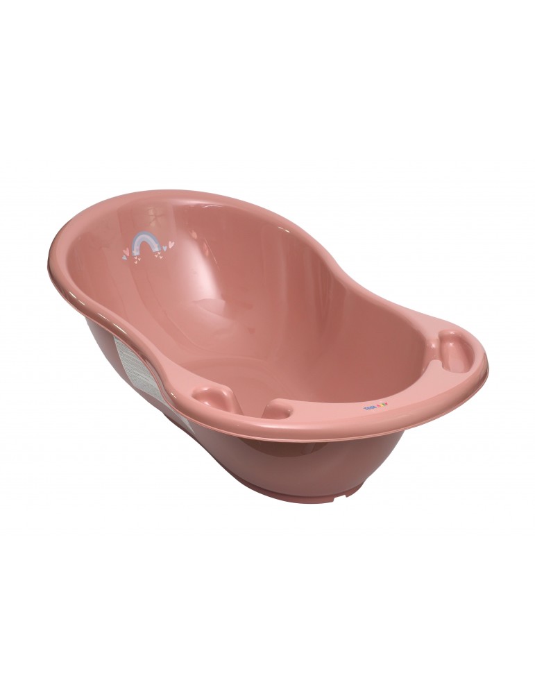 Tega Baby Wanienka Mała 86cm Meteo z odpływem różowa