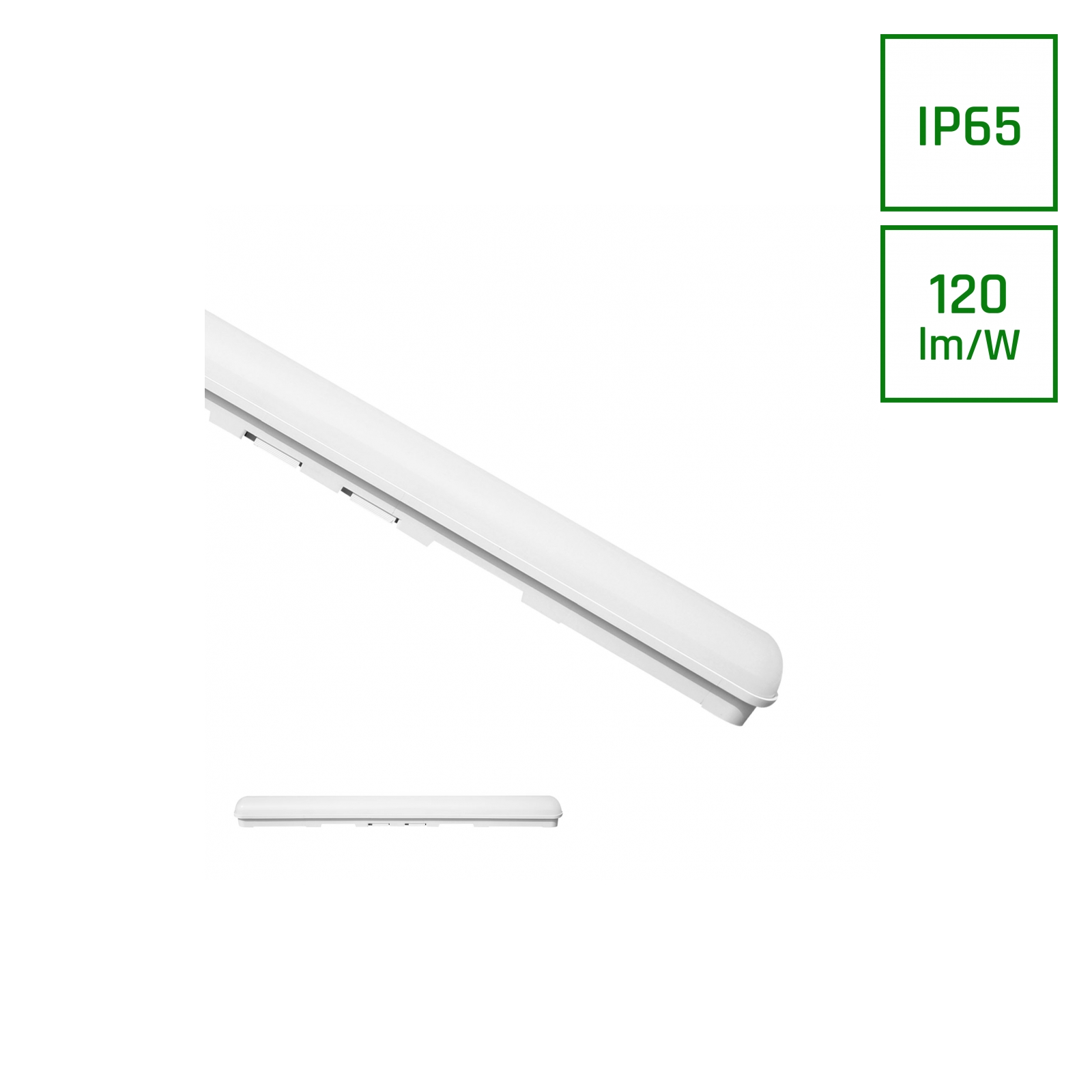 Oprawa hermetyczna LED  60cm 25W b.neutralna 4000K (3000lm) LIMEA GO IP65 Spectrum