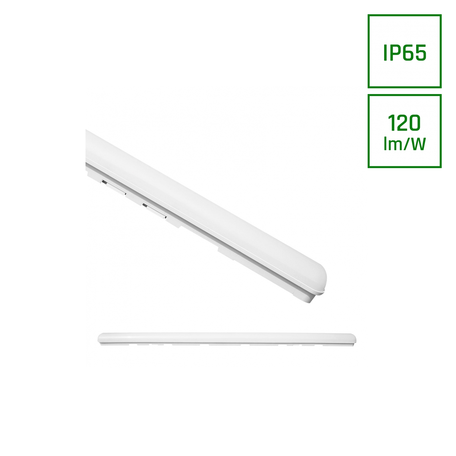 OPR.hermetyczna LED 120cm 50W b.neutralna 4000K (6200lm) LIMEA GO IP65 Spectrum