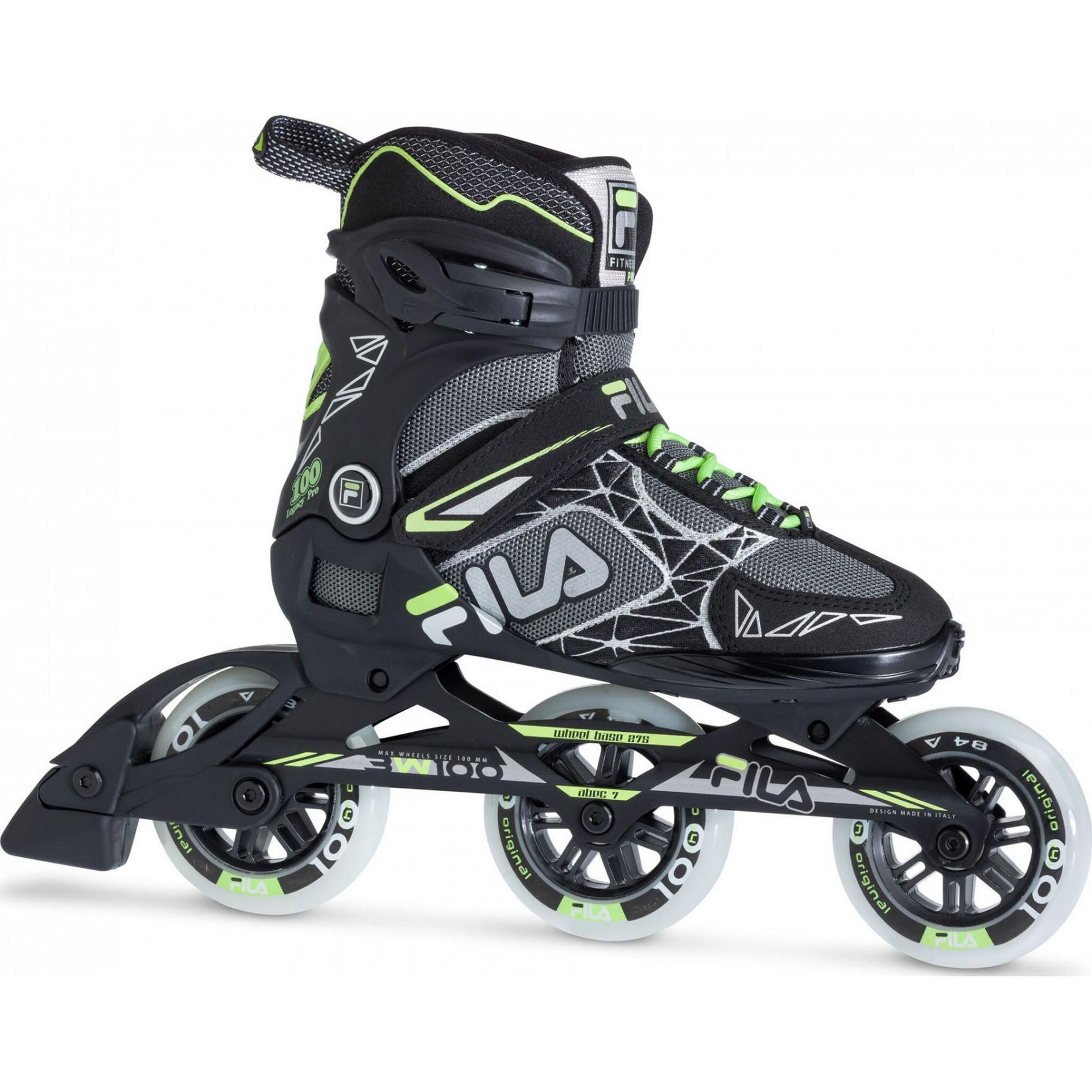 Rolki Fila LEGACY PRO 100 LADY Black Grey Watergreen 2021