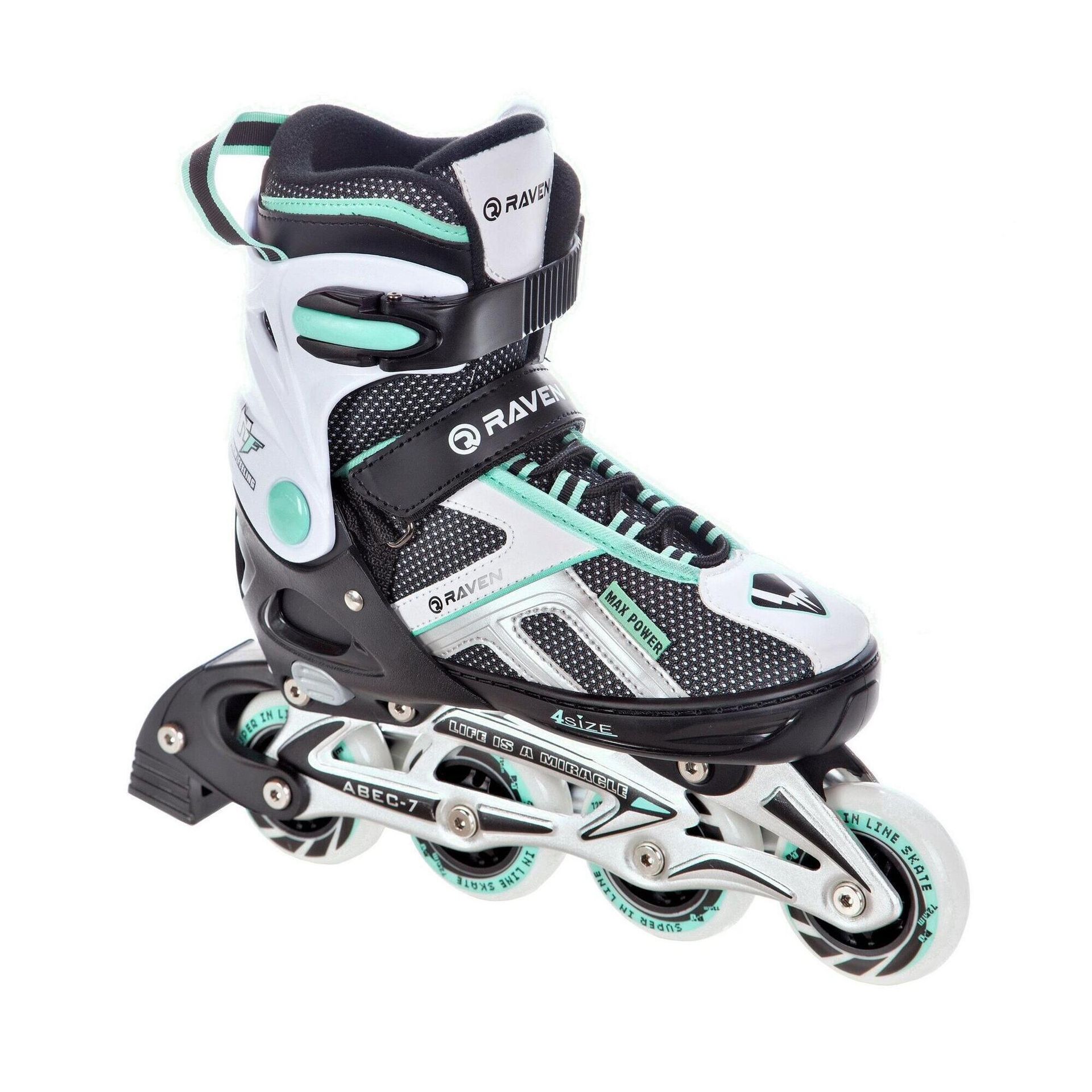 Rolki Regulowane Raven Pulse Black/Mint 40-43