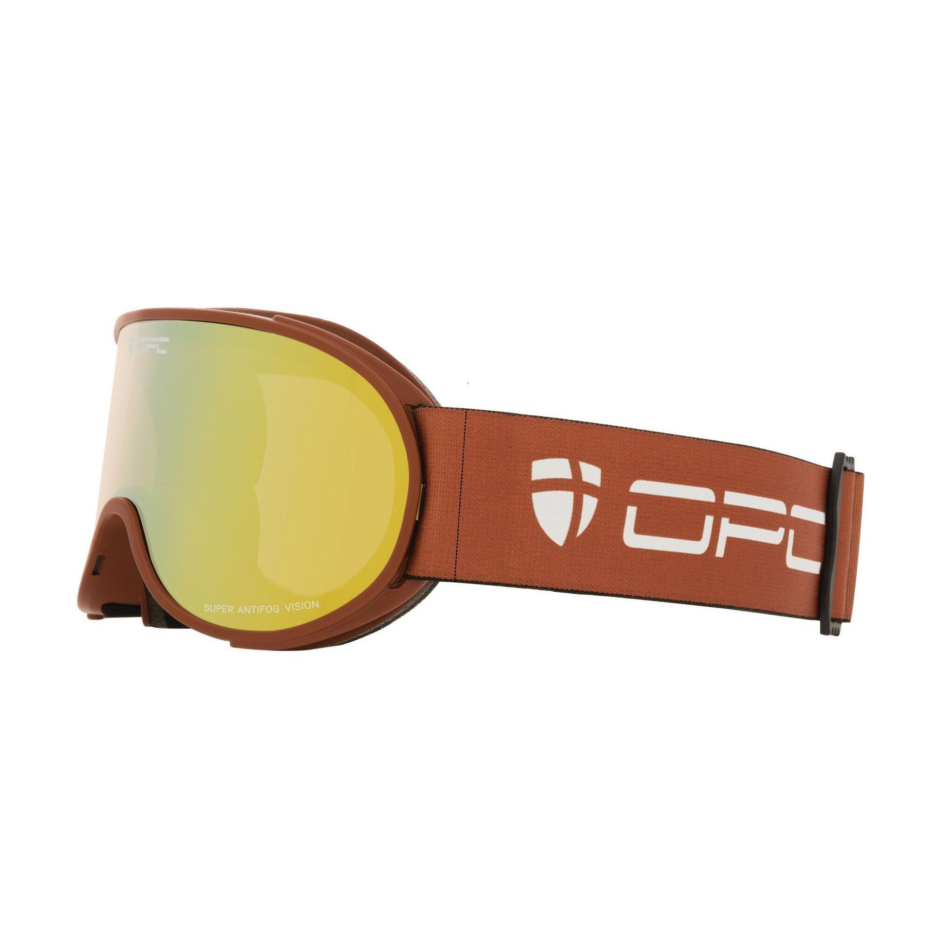 Gogle PERFORMANCE SNOWBIRD Matt Copper/ Gold REVO/ CAT.1 + ETUI