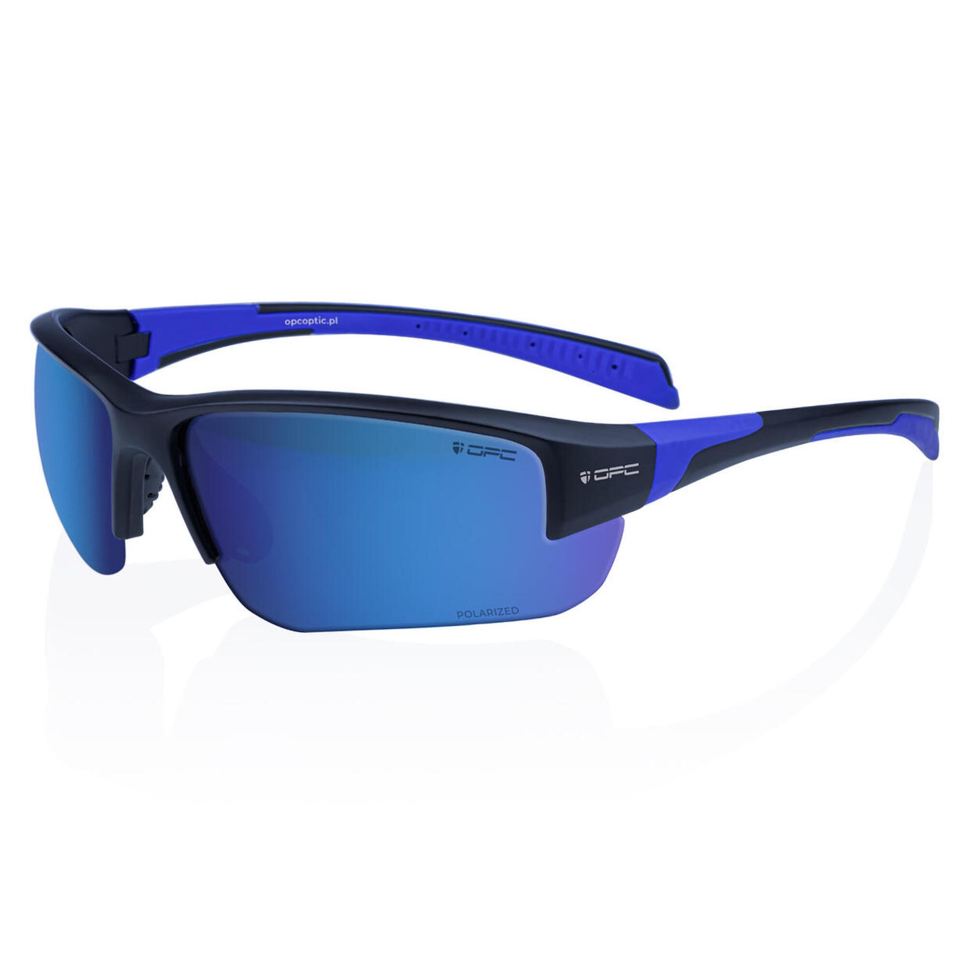 Opc sport Okulary taktyczne OPC San Salvo Blk Mat Blue Revo z polaryzacją