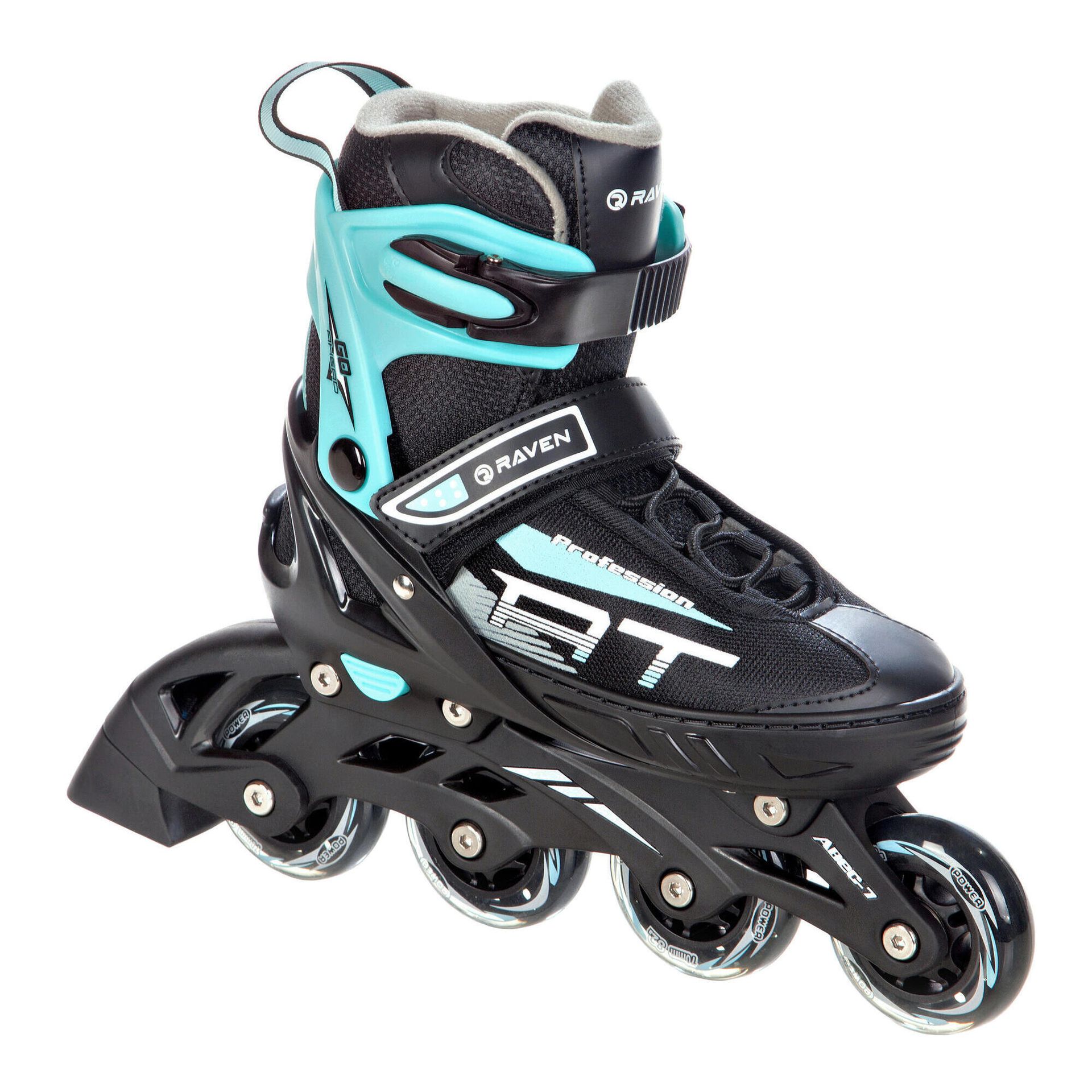 Rolki Regulowane Raven Profession Black/Mint 38-42