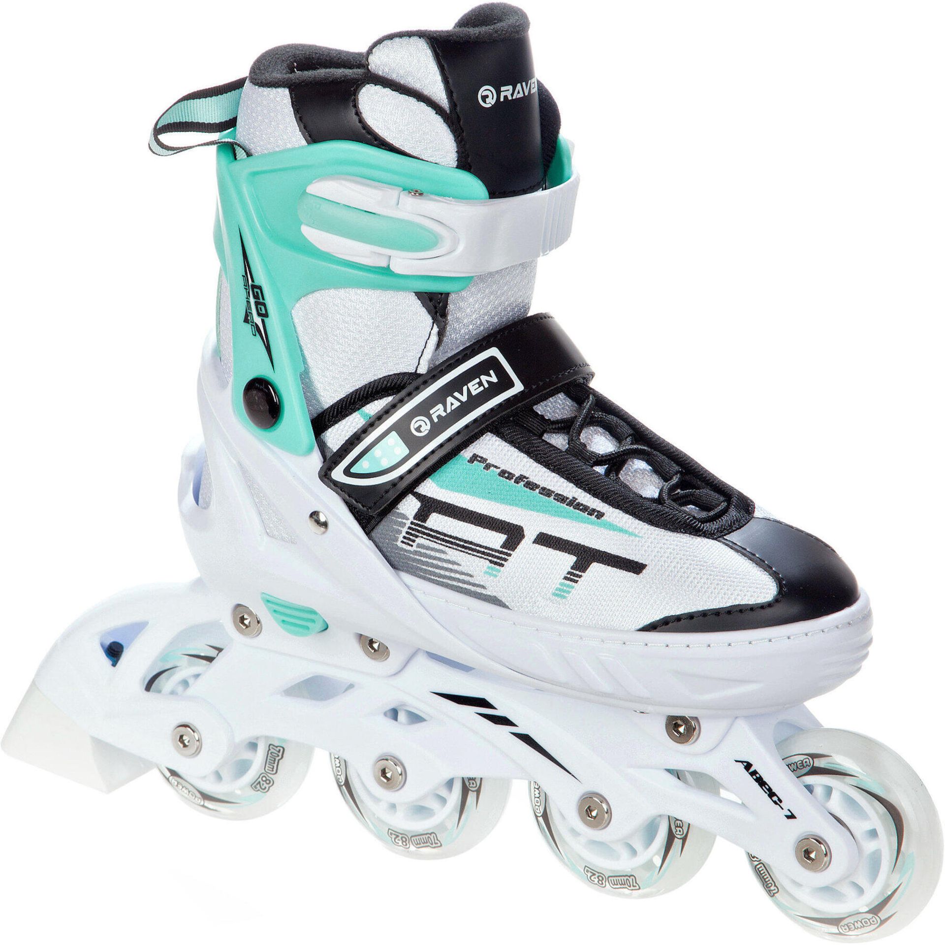 Rolki Regulowane Raven Profession White/Mint 35-39