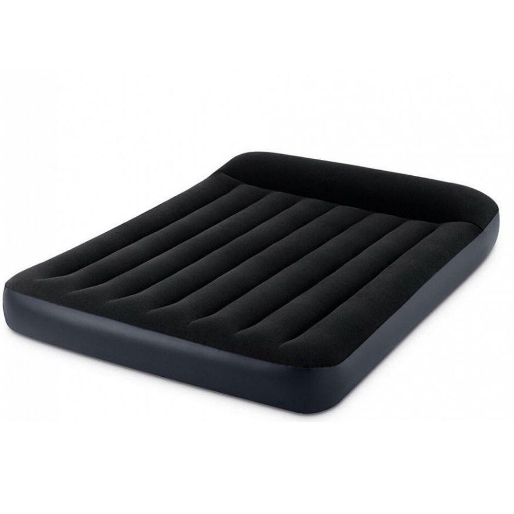 Intex Materac dmuchany welurowy z pompką 137x191 cm 64148 64148