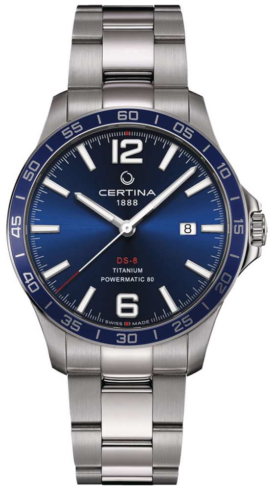 Zegarek Certina C033.807.44.047.00 DS-8 Powermatic 80 Titanium